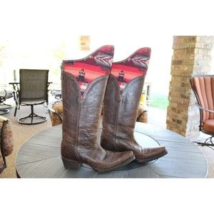Women's Ariat Pendleton High Leather Cowboy Boots LIKE NEW size 8
